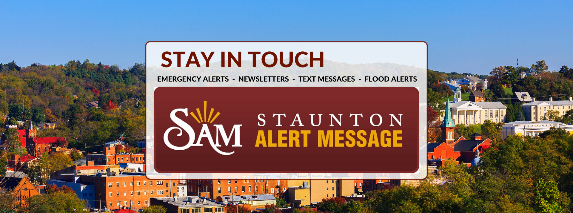 Staunton Alert Message