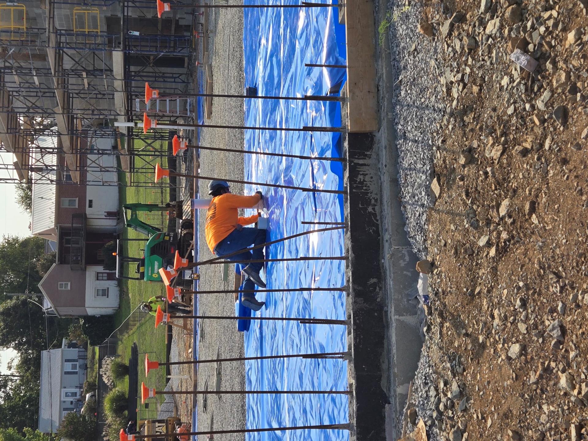 JDR Courthouse Update Sept. 9 - Concrete Slab Prep